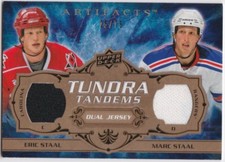 2008-09 Upper Deck Artifacts Tundra Tandems Bronze #TT-EM E Staal/M Staal 25/75
