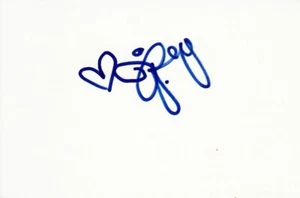 Tarjeta índice 4x6 autografiada firmada por Jessica Rey Power Rangers Wild Force - Imagen 1 de 1
