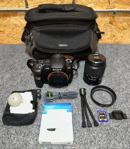 Sony DSLR-A200 Camera - Black w/ Sony DT 3.5-5.6/18-70mm Lens & Extras - Picture 1 of 17