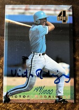 1994 Classic Four-Sport Autographs  #169A Victor Rodriguez Auto Card /1000  