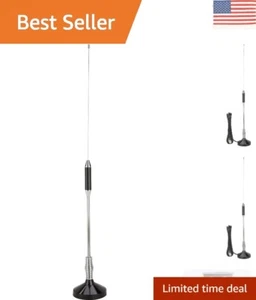 Universal Magnetic Mount CB Antenna with 26" Mast - Reliable Range and Signal - Picture 1 of 6