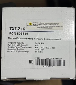 Emerson TX7-Z16 PCN: 806816 Thermo Expansion Valve - Picture 1 of 4