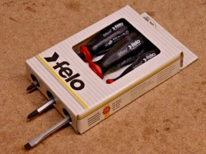 Juego de 3 destornilladores Felo PH1 PH2 y ranurados 550/552 serie 550 931 44 - Imagen 1 de 4