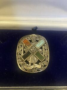 vintage miracle Celtic brooch