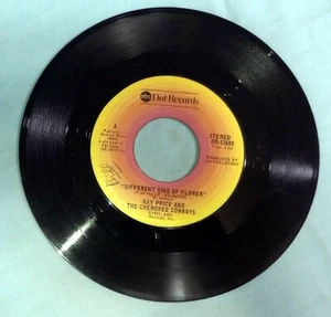 Ray Price: Different Kind of Flower / Don't Let The Stars Get In Your Eyes 45RPM - Picture 1 of 2