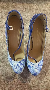 Charlotte Olympia - Stampa carpa koi blu brevettato Sabrina - Foto 1 di 8