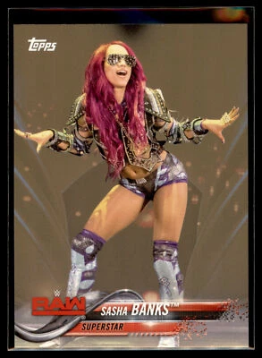 2018 Topps Then Now Forever WWE Wrestling BRONZE #171 Sasha Banks - Raw - Image 1 of 2
