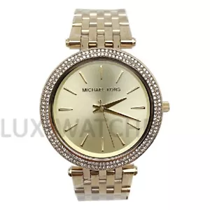 Michael Kors MK3191 Gold Stainless Steel Bracelet Classic Fashion Women's Watch - Picture 1 of 6