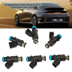 Set of 6 Fuel Injectors For Hyundai Veracruz 2007-12 KIA SORENTO 2007-2009 3.8L - Picture 1 of 19