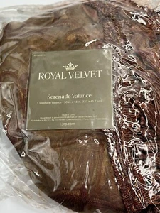 Royal Velvet Vivana Serenade Valance 50 in. x 18 in new - Picture 1 of 5