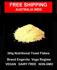 300g  Savoury  Nutritional Yeast Flakes , Vegan, Dairy free;