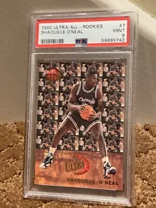 1992 Ultra All-Rookies Shaquille O'Neal #7 RC Rookie Karte PSA 9 NEUE HÜLLE - Bild 1 von 1