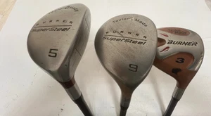 RH TaylorMade golf club lot 3 Burner super steel fairway woods 3 5 9 - Picture 1 of 9