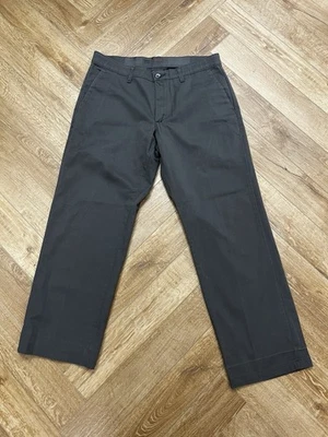 Lee Jeans Men's Chino Pants Custom Fit Straight Fit W33 x L30 Dark Grey Stretch - Image 1 of 4