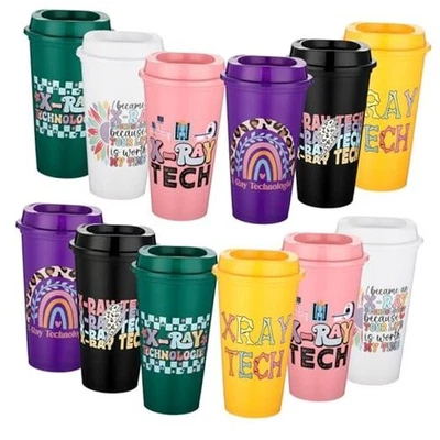 Vaso de tecnología de rayos X de Navidad 12 piezas a granel 16 oz semana de tecnólogo de rayos X Foto 1 de 4