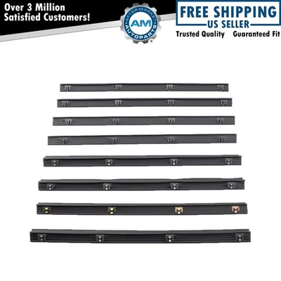 Door Window Belt Weatherstrip Kit Fits 1984-1991 Jeep Grand Wagoneer - Image 1 of 4