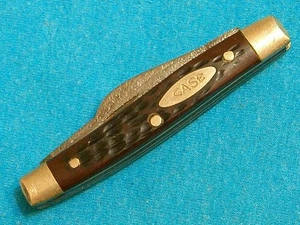 VINTAGE '75 CASE XX USA 6333 JR CATTLE STOCKMAN KNIFE MESSER UTILITY SURVIVAL VG - Bild 1 von 13