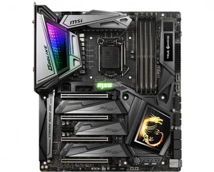 MSI MEG Z390 GODLIKE Motherboard Intel Z390 LGA 1151 DDR4 3 x M.2 E-ATX USB 3.1 - Afbeelding 1 van 4