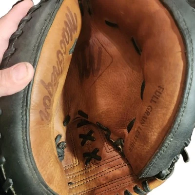 MacGregor Youth Baseball Right Hand Catcher Mitt 32”  Leather BBCMPROX RHT - Image 1 of 4