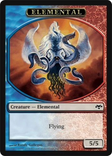 Elemental Token - Eventide #5/7 MTG Magic The Gathering - Image 1 of 1