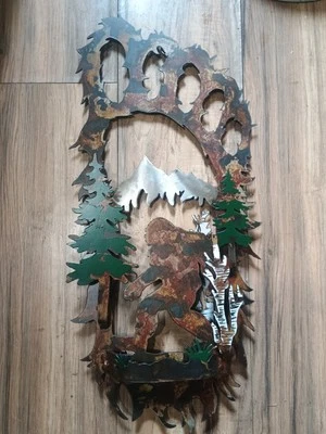 Rustic 3D Sasquatch metal art - Изображение 1 из 3