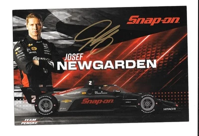 JOSEF NEWGARDEN SIGNED / Autographed   Indy Car #2 SNAP ON 2024 - Image 1 of 2