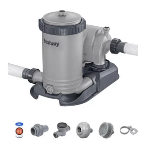 Bestway 2,500 Gallon Filter Pump Set for Above Ground Outdoor Swimming Pools - Picture 1 of 9
