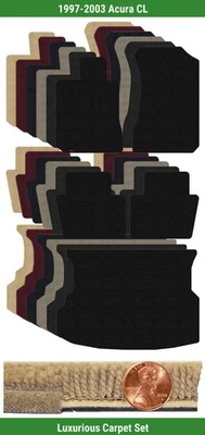 Lloyd Custom Luxe Carpet Mat Set for 1997-2003 Acura CL (5 pieces) #11 - Image 1 of 4