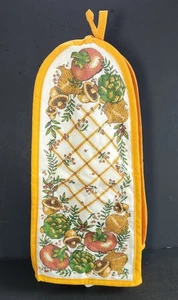 Vtg Spice Of Life Mushroom Appliance Cover Blender 17" Quilted Boho Decor 1970s - Picture 1 of 7