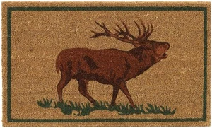 La Chasse Fußmatte "Hirsch" Fußabstreifer Geschenkideen für Jäger aus Kokosfaser - Photo 1/3