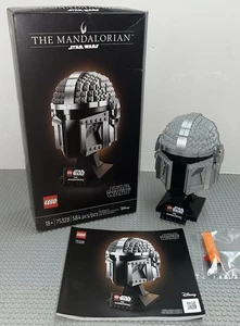 Lego 75328 Star Wars The Mandalorian Helmet Complete Set Manual Box - Picture 1 of 8