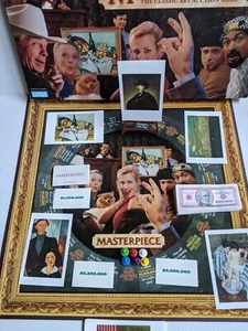1996 Parker Brothers Masterpiece gioco da tavolo parti di ricambio carte pittura arte - Foto 1 di 102