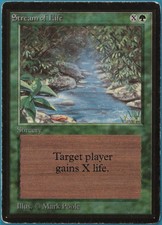 Stream of Life Beta PLD Green Common MAGIC GATHERING CARD (ID# 247534) ABUGames