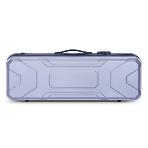 Estuche rígido para violín Crossrock 4/4 tamaño completo, estilo mochila moldeada ABS con cremallera - Imagen 1 de 31