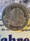 Medaille 40 Jahre DDR - Bauhaus Dessau -  versilbert Proof incl. Zertifikat