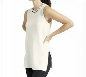 Athleta - XL 'On the Town' Taube Strick ärmellos leichter Pullover X Large #287 - Bild 1 von 10