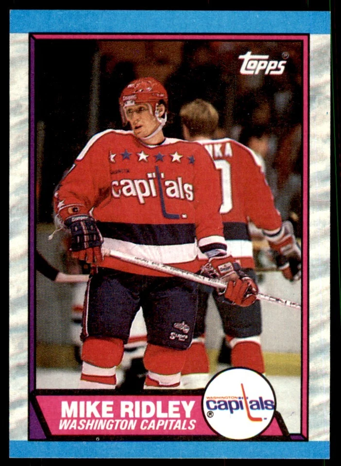 1989-90 Topps Mike Ridley Hockey Cards #165 - Image 1 of 2