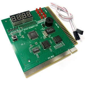LED 4-Digit Analysis Diagnostic Tester POST Card PCI 4 PC Analyzer Motherboard - Picture 1 of 5