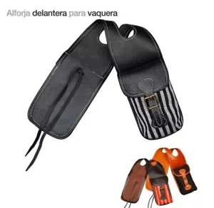 Front Vaquera Saddle Bag - black/white - Picture 1 of 1