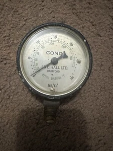 Vintage J & E HALL LTD Dartford Methyl Chloride oF Gauge Steampunk - Picture 1 of 6
