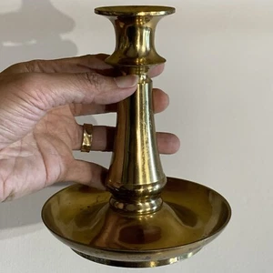 Beautiful 6 1/2" Brass Candlestick Candle holder - Picture 1 of 20