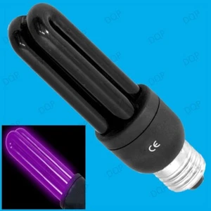 20W UV Luz Negra Ultravioleta Cfl bajo Consumo Bombilla, Es ,E27, Lámpara Rosca - Imagen 1 de 1