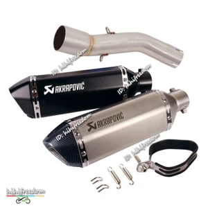 Puntas de escape de tubo de enlace medio sin cordón para Suzuki GSX250 250R 2016-2022 51 mm - Imagen 1 de 12