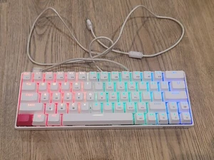 DIERYA DK63 Mechanical White Wired Keyboard Clicky - Picture 1 of 6