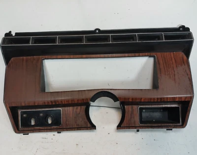 1980-1984 Ford F-150 F-250 F-350 painel cluster moldura acabamento grão de madeira - Imagem 1 de 4