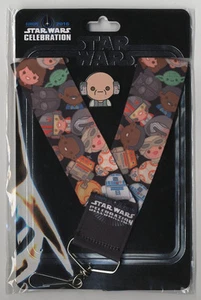 Star Wars Celebration Europe 2016 Emoji Lobot Pin & Lanyard US Seller - Picture 1 of 1