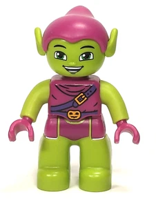 Duplo Lego Spiderman 2.5" Green Goblin Action Figure Marvel Set #10608 Loose - Picture 1 of 7