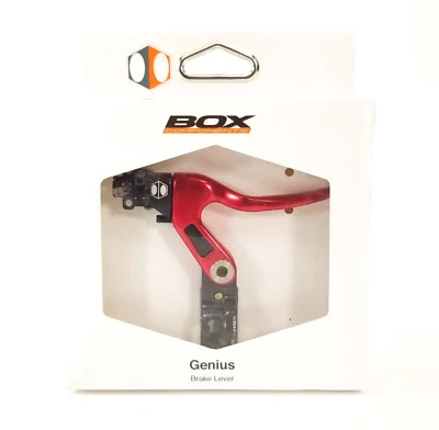 BOX GENIUS BRAKE LEVER SHORT (RED) BX-BL130DIMN-RD - Image 1 of 4