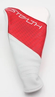 NEW TaylorMade Stealth 2 Red/Gray/White Driver Headcover Golf Club Head Cover