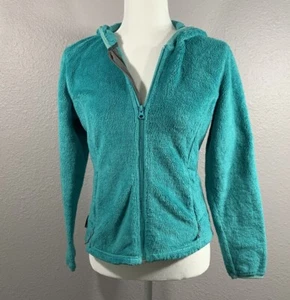 Merrell Women’s Green Hooded Fleece Full Zip Jacket Outdoors Casual Warm Size XS - Picture 1 of 10